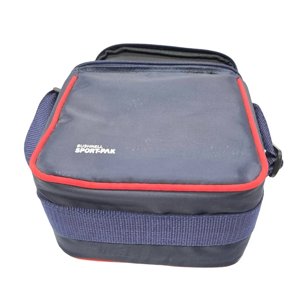 Bushnell Sport-Pak Binocular Case Padded Carry‎ Bag Black Red